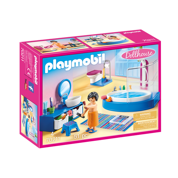 Playmobil - Bathroom with Tub (70211) / Toys