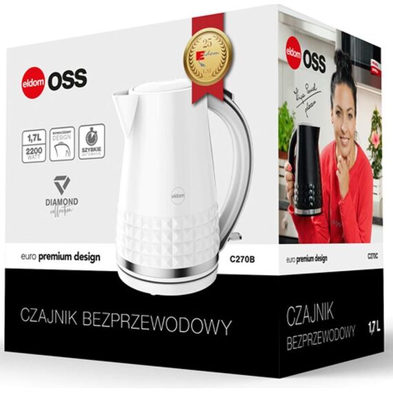 ELDOM C270B electric kettle 1.7 L 2150 W | Techbox