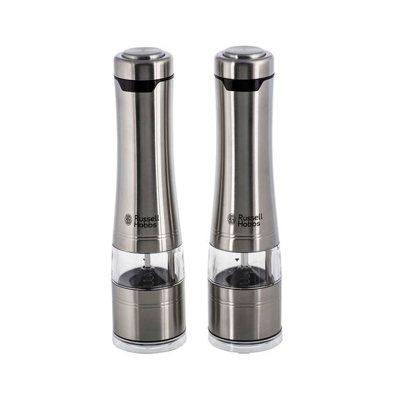 Russell Hobbs 23460-56 seasoning grinder Salt & pepper grinder set Stainless steel - Mills - Food preparation - Techbox