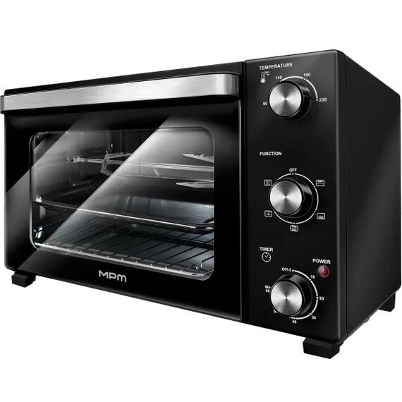 Electric oven MPM MPE-17/T 48 L 1800 W Black - Ovens - Cooking - Techbox