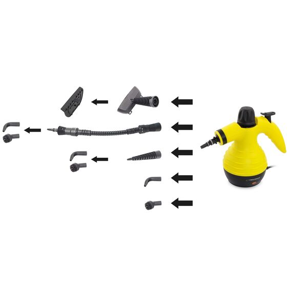 Esperanza EHS001 Steam cleaner 0.35L Black, Yellow 900W | Techbox