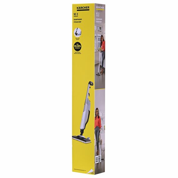 Kärcher SC 2 UPRIGHT Steam mop 0.4 L 1600 W Black, White - Steam Cleaners - Cleaning - Techbox