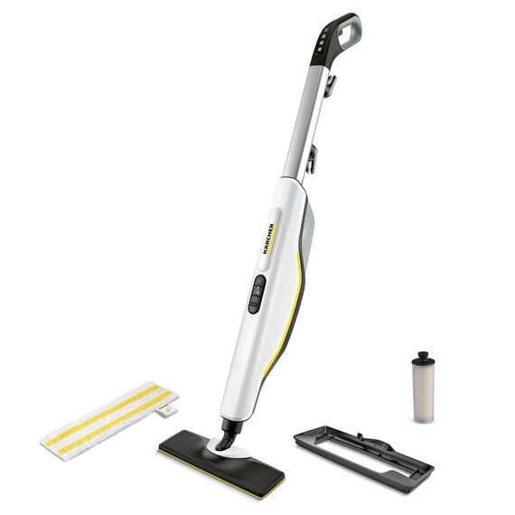 Kärcher SC 3 UPRIGHT Steam mop 0.5 L 1600 W Black, White - Steam Cleaners - Cleaning - Techbox