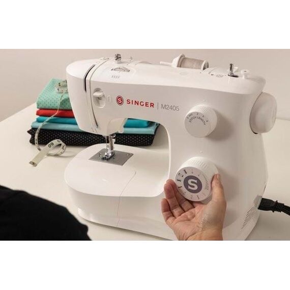 SINGER M2405 Mechanical sewing machine 70 W White | Techbox