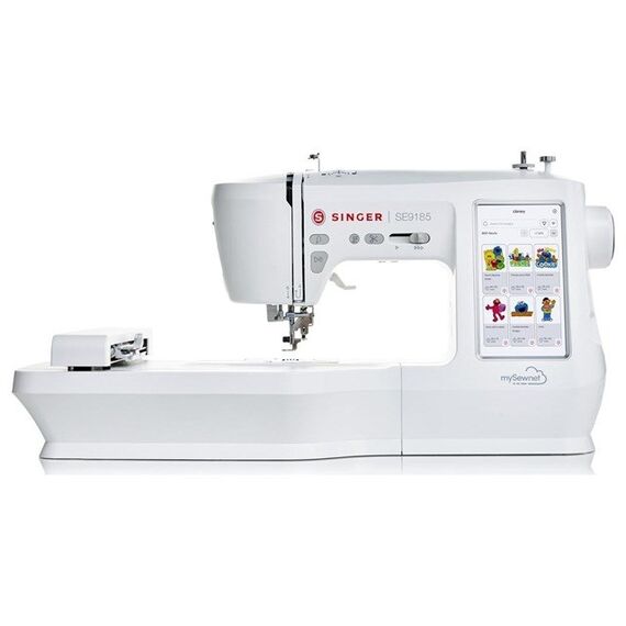 SINGER Sewing machine embroidery machine SE 9185 WiFi Electric current White - Various - Home - Techbox