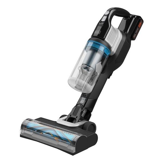 Black & Decker BHFEB520D1-QW stick vacuum/electric broom Battery Dry Cyclonic Bagless Black, Silver, Transparent 2 Ah - Vacuum Cleaners - Cleaning - Techbox