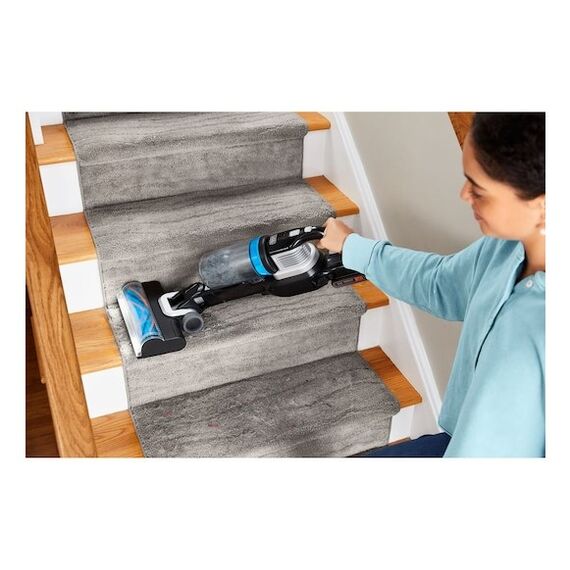Black & Decker BHFEB520D1-QW stick vacuum/electric broom Battery Dry Cyclonic Bagless Black, Silver, Transparent 2 Ah - Vacuum Cleaners - Cleaning - Techbox