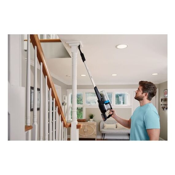 Black & Decker BHFEB520D1-QW stick vacuum/electric broom Battery Dry Cyclonic Bagless Black, Silver, Transparent 2 Ah - Vacuum Cleaners - Cleaning - Techbox