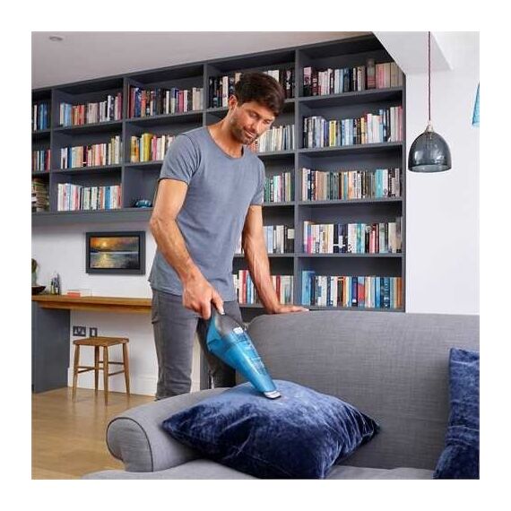 Black & Decker WDC215WA handheld vacuum Blue, Titanium Bagless | Techbox