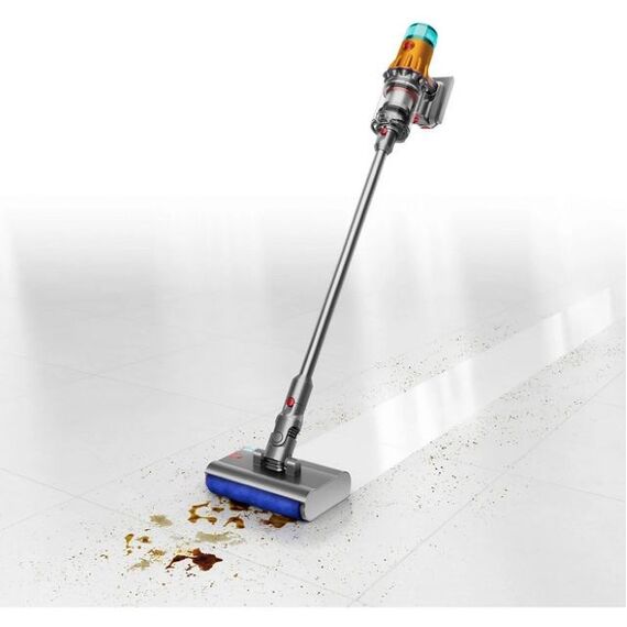 Dyson V12 Submarine 3-in-1 stick vacuum Battery Dry&wet HEPA Bagless 0.35 L Nickel, Yellow - Vacuum Cleaners - Cleaning - Techbox