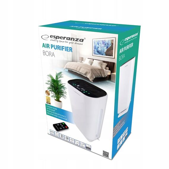 Esperanza EHP003 Air purifier, White - Air Purifiers - Home - Techbox