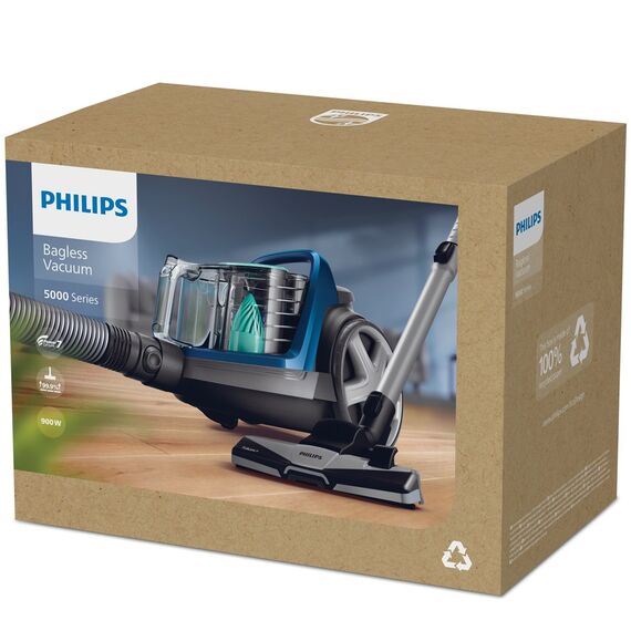 Philips 5000 series FC9550/09 vacuum 1.5 L Cylinder vacuum Dry 900 W Bagless - Vacuum Cleaners - Cleaning - Techbox