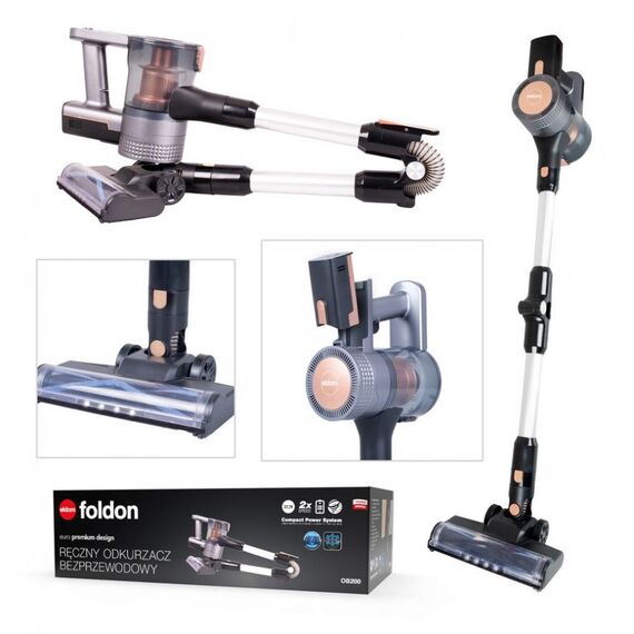 OB90 ELDOM, VESS upright vacuum cleaner, cordless, electric brush - Vacuum Cleaners - Cleaning - Techbox