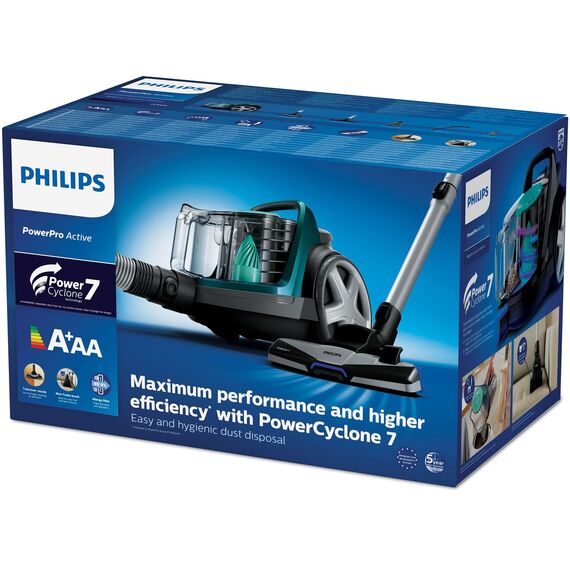 Philips 5000 series FC9555/09 vacuum 1.5 L Cylinder vacuum Dry 900 W Bagless - Vacuum Cleaners - Cleaning - Techbox