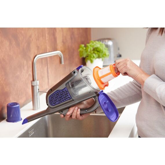 Black & Decker BHHV520BFP handheld vacuum Black, Violet Bagless - Vacuum Cleaners - Cleaning - Techbox