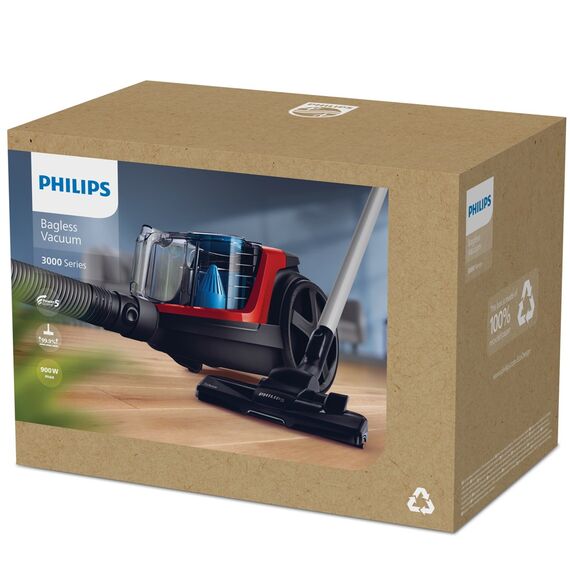 Philips 3000 series FC9330/09 vacuum 1.5 L Cylinder vacuum Dry 650 W Bagless - Vacuum Cleaners - Cleaning - Techbox