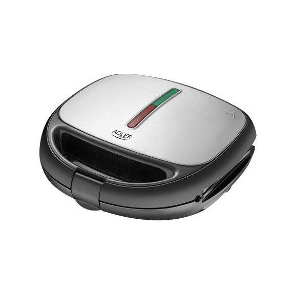Adler AD 3040 sandwich maker 1200 W Black, Grey | Techbox