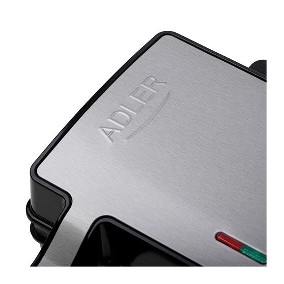 Adler AD 3073 Sandwich toaster Silver - Black | Techbox