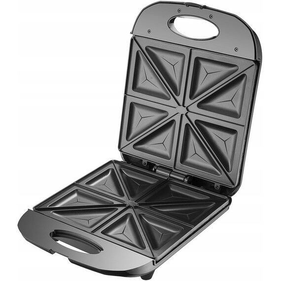 Promis STP 25 XXL sandwich maker, 4 toasts, 1400 W, black | Techbox