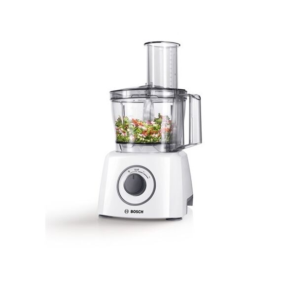 Bosch MCM3100W food processor 800 W 2.3 L White - Food Processors - Food preparation - Techbox