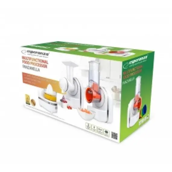 Esperanza EKM027 electric grater/spiralizer Plastic White | Techbox