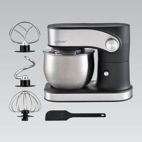Feel-Maestro MR-557 Planetary mixer with 3 l bowl, 1200 W Black - Food Processors - Food preparation - Techbox
