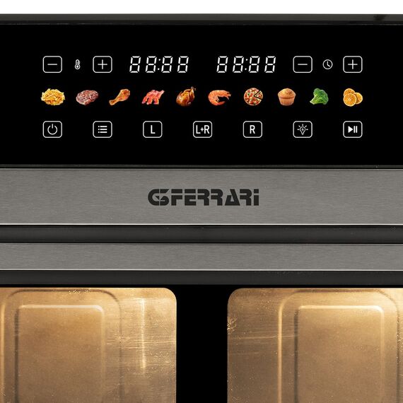 G3 Ferrari G10223 fryer Double 12 L Stand-alone 2200 W Hot air fryer Black, Stainless steel | Techbox