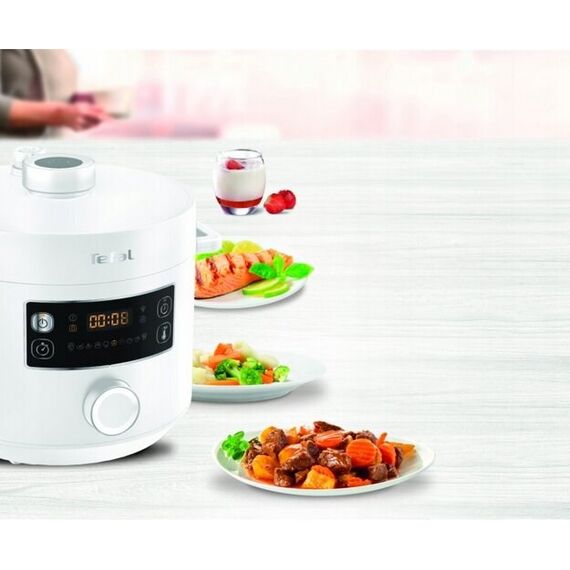 Tefal CY754130 Multicooker electric pressure cooker 4.8 L White 1000 W | Techbox