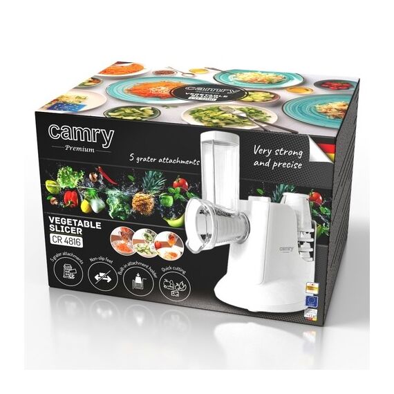 Vegetable slicer CAMRY CR 4816 White | Techbox
