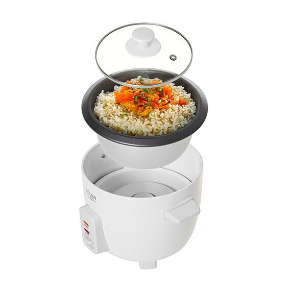 Adler AD 6418 Rice cooker Black, Stainless steel 1000 W | Techbox