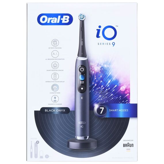 Oral-B iO9 Black Onyx toothbrush | Techbox