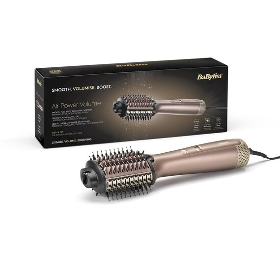 BaByliss AS95E Air Power Volume Hot air brush Champagne 1000 W | Techbox