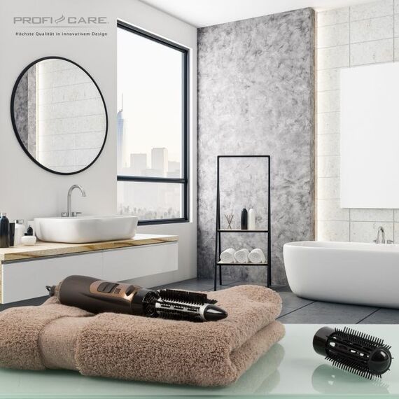ProfiCare PC-HAS 3011 Hot air brush Warm Bronze, Brown 800 W - Hair Irons & Brushes - Personal Care - Techbox