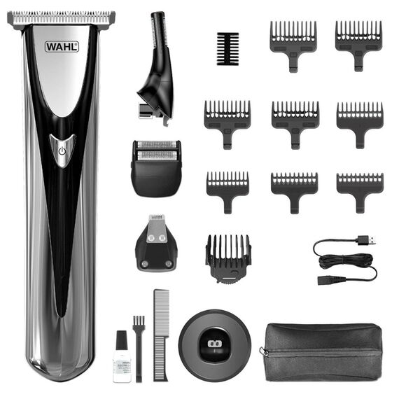 WAHL Elite Groom Black, Silver Lithium-Ion (Li-Ion) - Hair clippers & Trimmers - Personal Care - Techbox