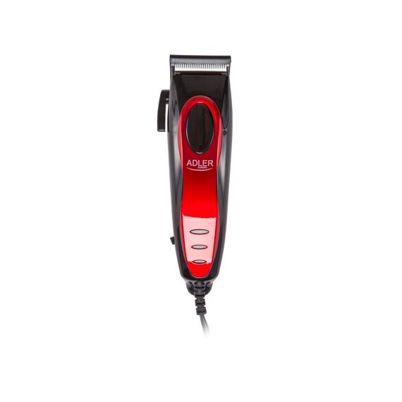 Adler AD 2825 hair trimmers/clipper Black, Red - Hair clippers & Trimmers - Personal Care - Techbox