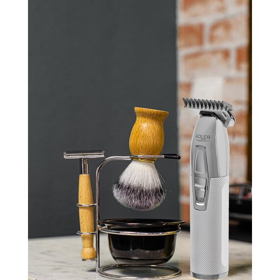 Adler AD 2836S beard trimmer Battery 4 6 mm Silver | Techbox
