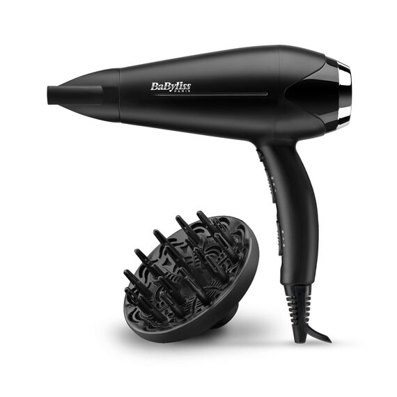 BaByliss D572DE hair dryer 2200 W Black | Techbox
