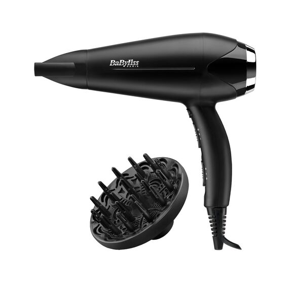 BaByliss D572DE hair dryer 2200 W Black | Techbox