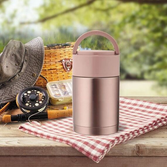 Dinner thermos Maestro MR-1636-80 800 ml, pink - Various - Coffee & Beverages - Techbox