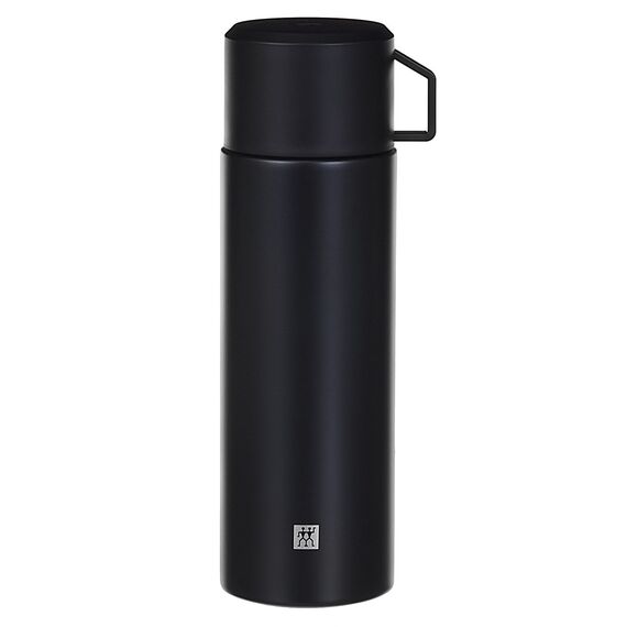 ZWILLING THERMO (39500-514-0) Thermo jug with a mug 1 liter Stainless steel Black - Various - Coffee & Beverages - Techbox