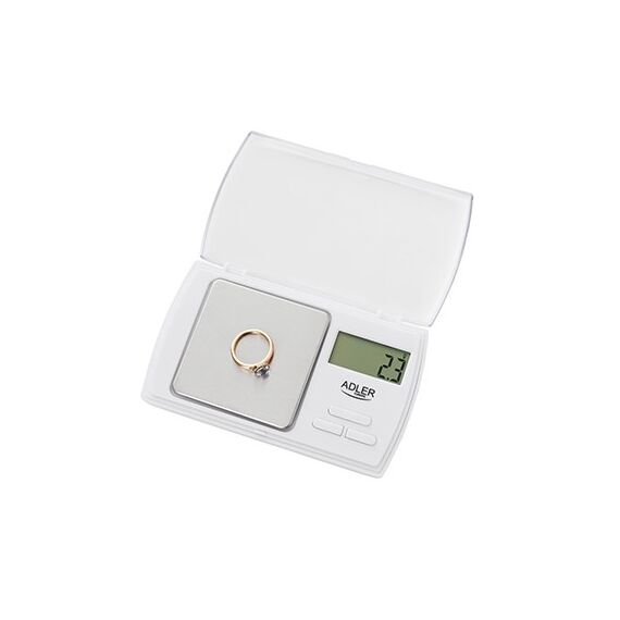 Adler AD 3161 kitchen scale White Rectangle Electronic personal scale - Kitchen Scales - Food preparation - Techbox