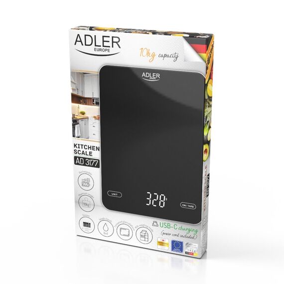 ADLER AD 3177b kitchen scale - Kitchen Scales - Food preparation - Techbox