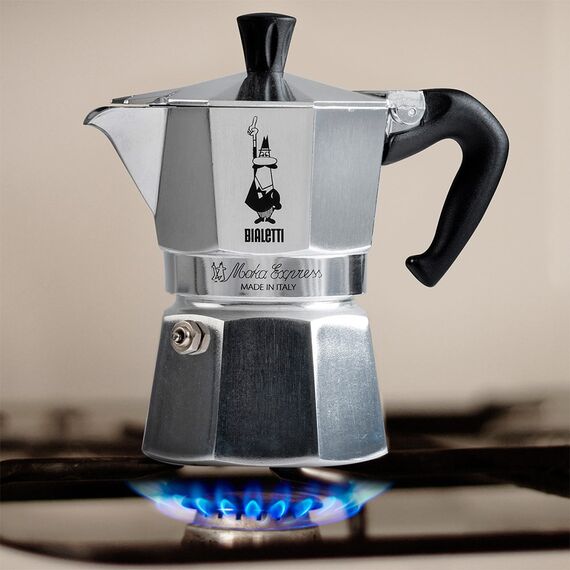 Bialetti Moka Express Moka pot Aluminium, Black | Techbox