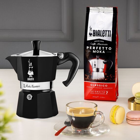 Bialetti Moka Exress Moka pot Black | Techbox