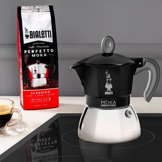 Bialetti Moka Induction Moka pot 4tz - Coffee Machines - Coffee & Beverages - Techbox