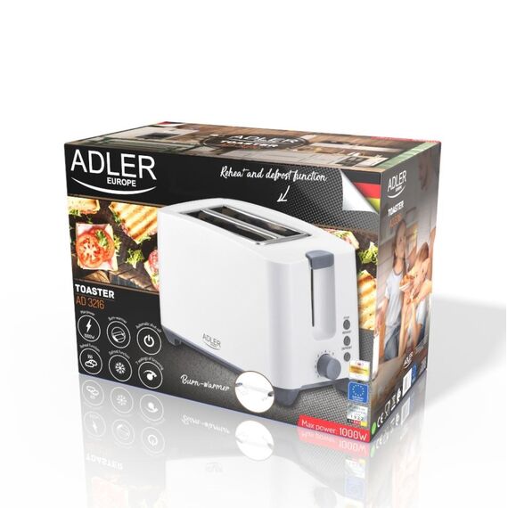Toaster  Adler AD 3216 750W | Techbox