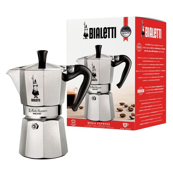 Bialetti Moka Express Moka pot 0.775 L Aluminium, Black | Techbox