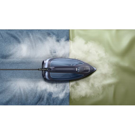 Philips 6000 series DST6120/20 iron Steam iron SteamGlide Plus soleplate 2600 W Blue | Techbox