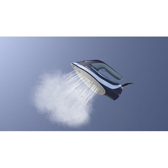 Philips 6000 series DST6120/20 iron Steam iron SteamGlide Plus soleplate 2600 W Blue | Techbox