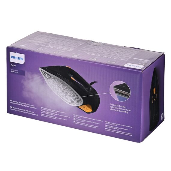 Philips 7000 series DST7060/20 HV Steam Iron Blue/Yellow - Steam Irons - Home - Techbox